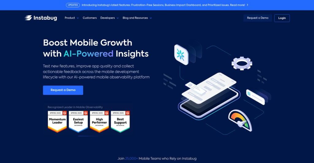 Instabug Homepage