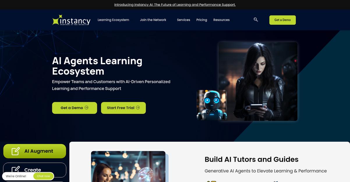Instancy Homepage