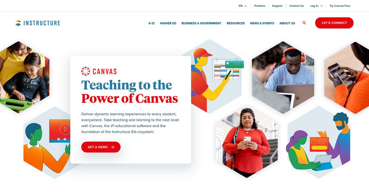 Instructure Homepage 1