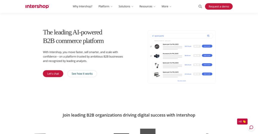 Intershop Communications AG Homepage