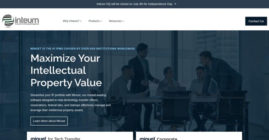 Inteum Homepage