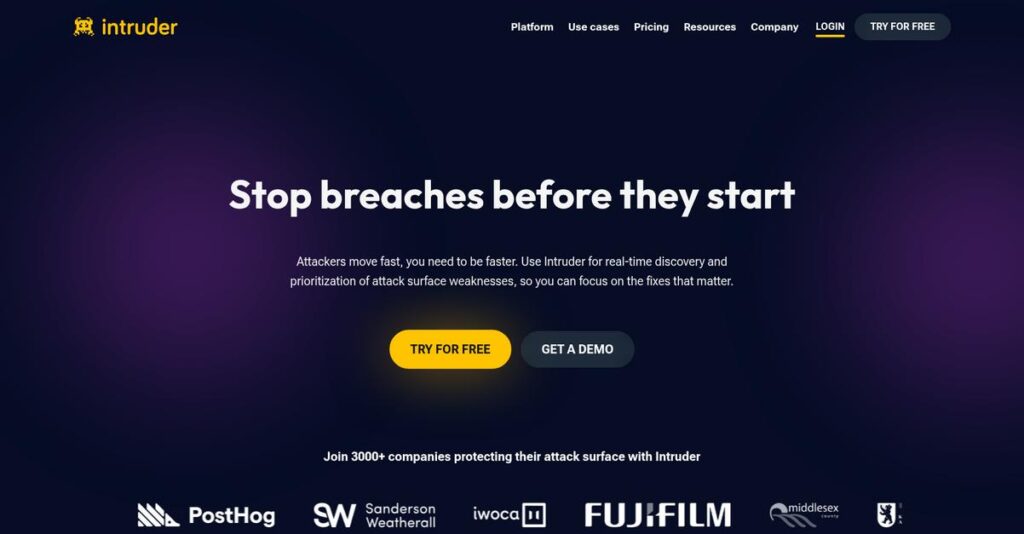 Intruder Homepage