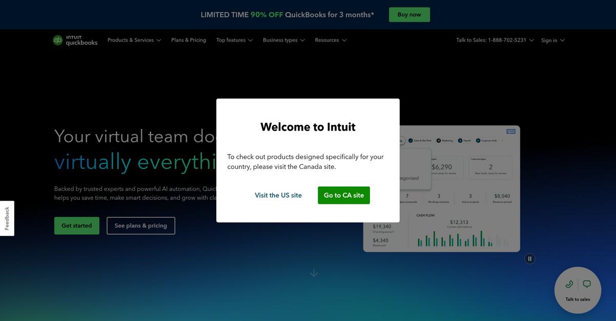 Intuit Homepage