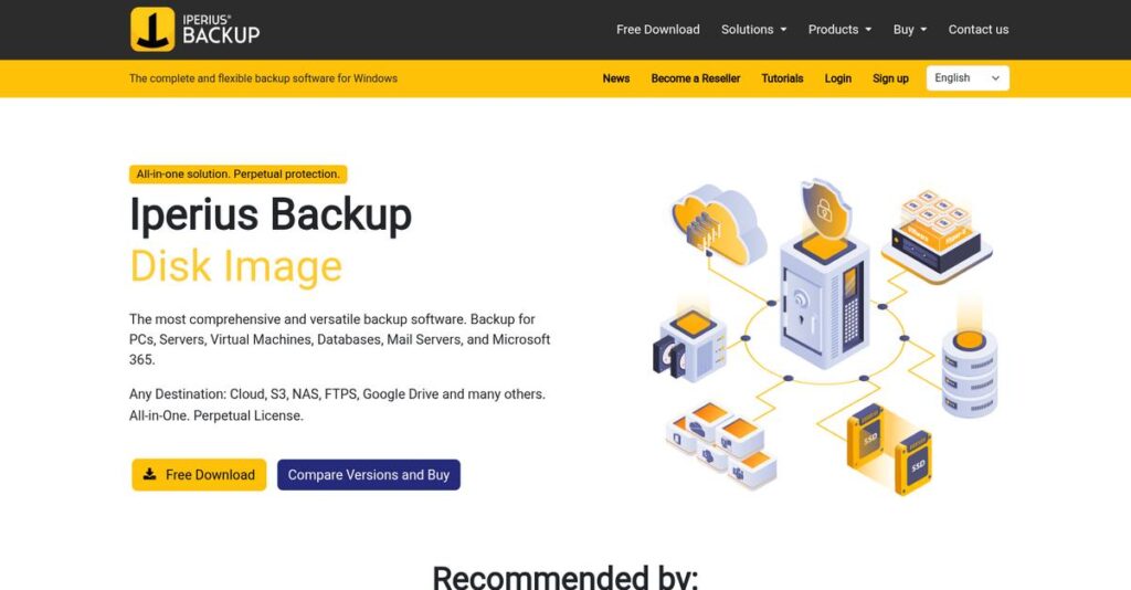 Iperius Backup Homepage