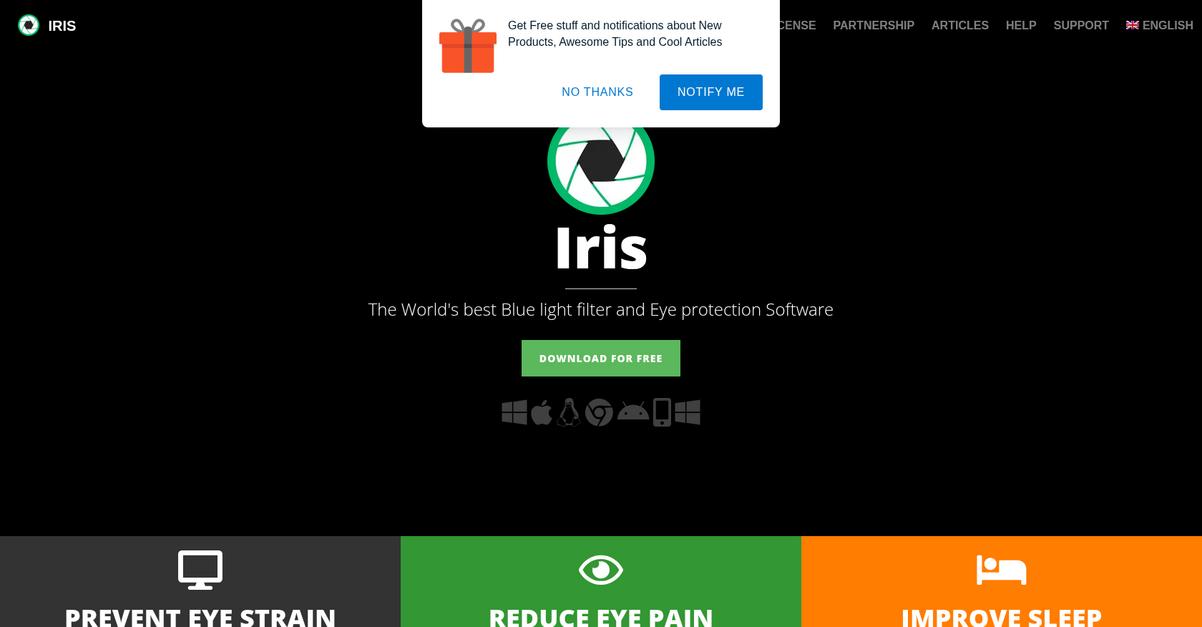 Iris Technologies Homepage