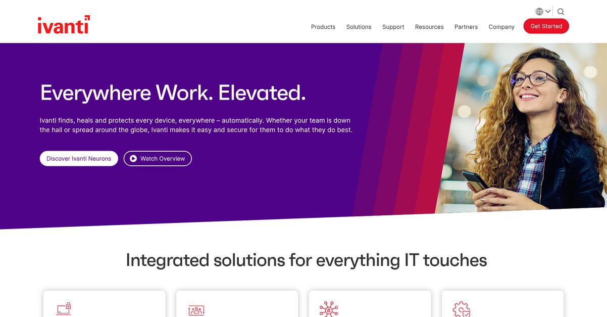 Ivanti Homepage