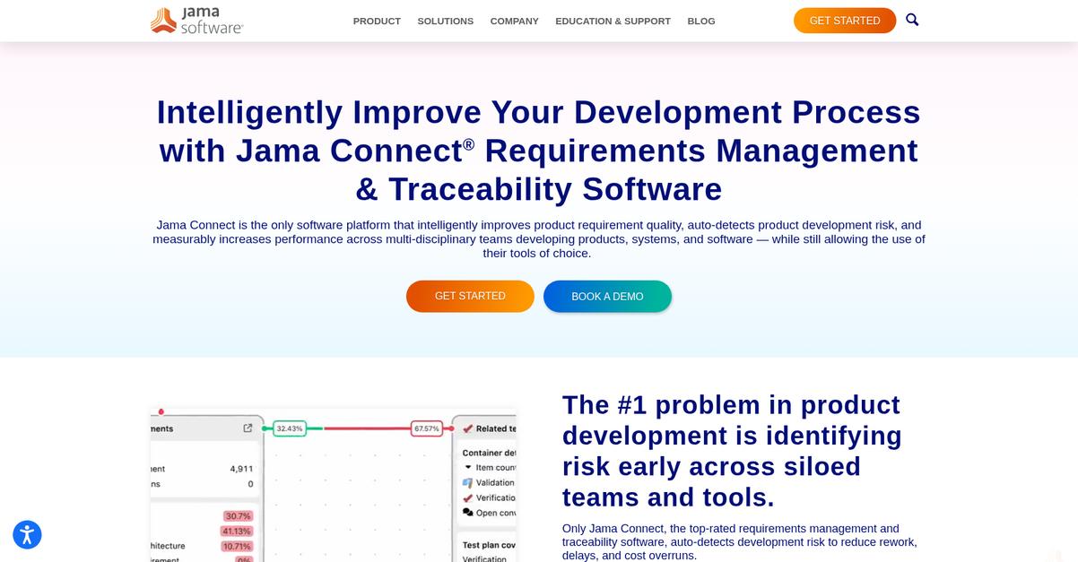 Jama Software Homepage