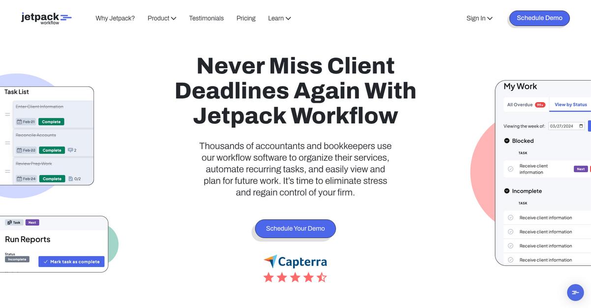 Jetpack Workflow Homepage