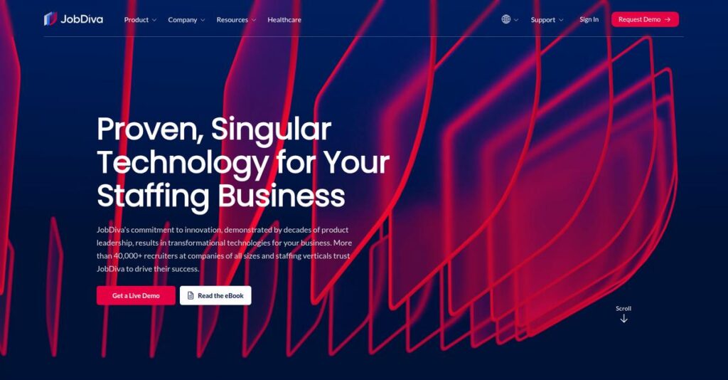 JobDiva Homepage