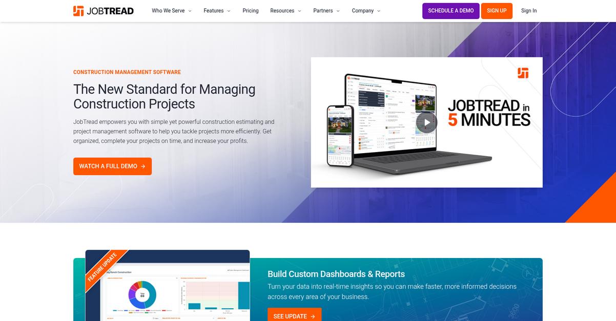 Job Tread Homepage