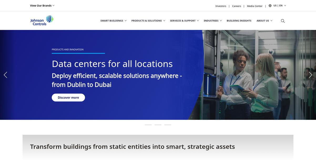 Johnson Controls Homepage