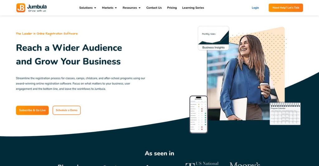 Jumbula Homepage