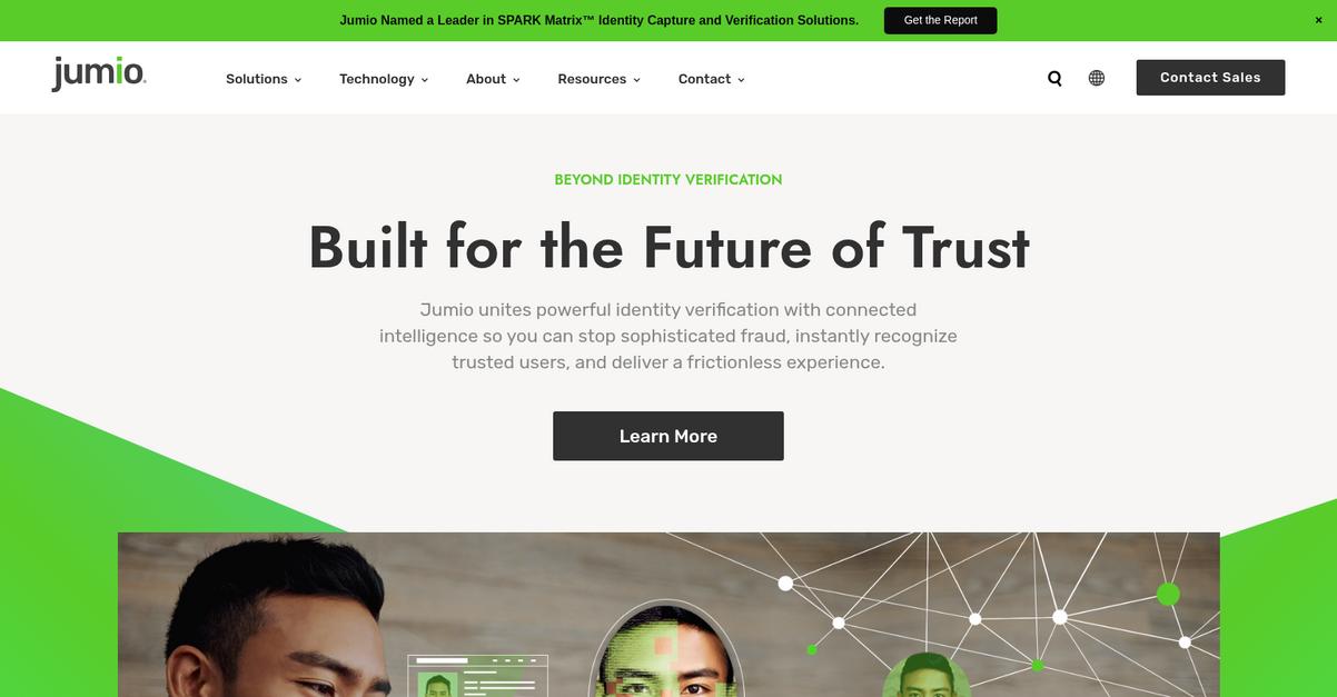 Jumio Homepage
