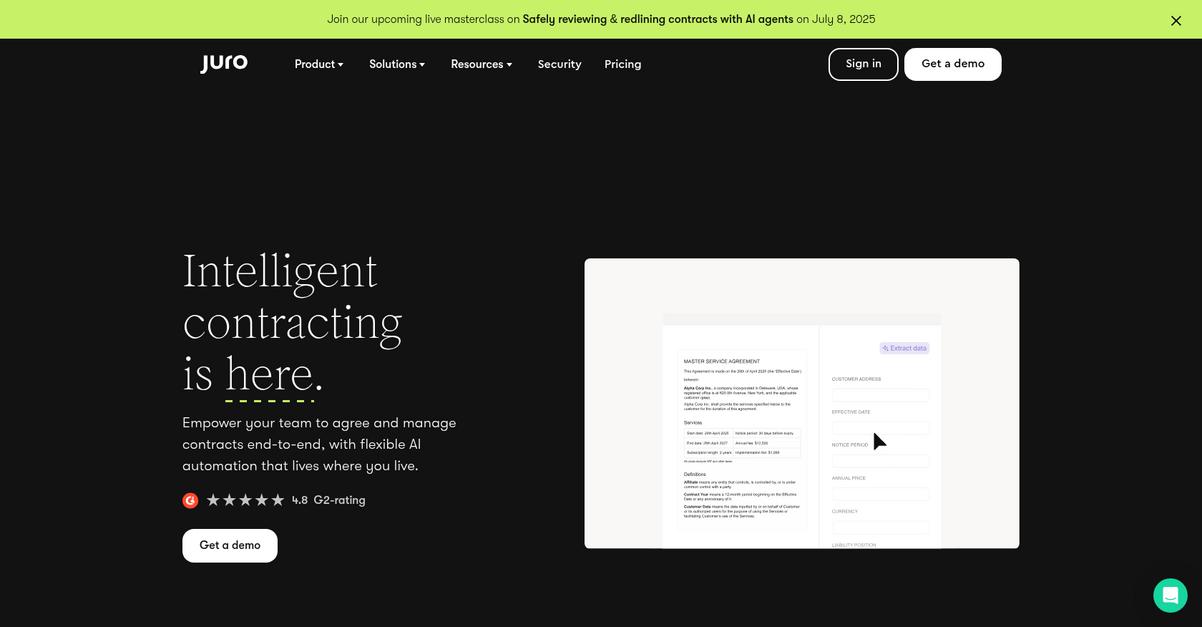 Juro Homepage