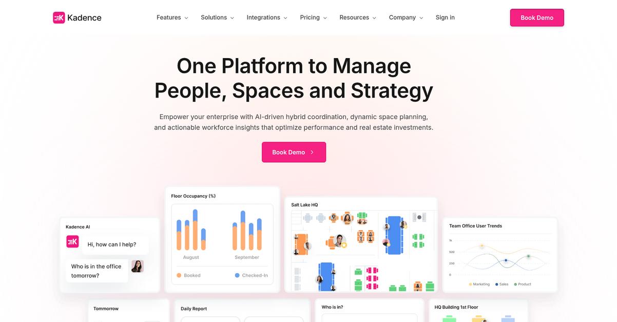 Kadence Homepage