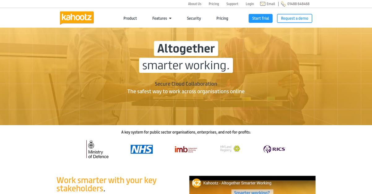 Kahootz Homepage