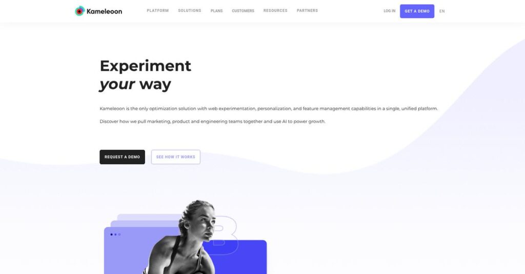 Kameleoon Homepage