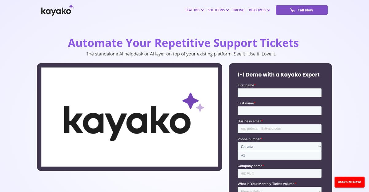 Kayako Homepage