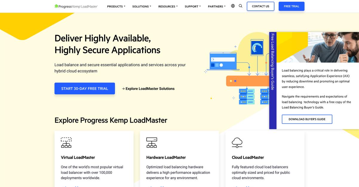 Kemp Technologies Homepage