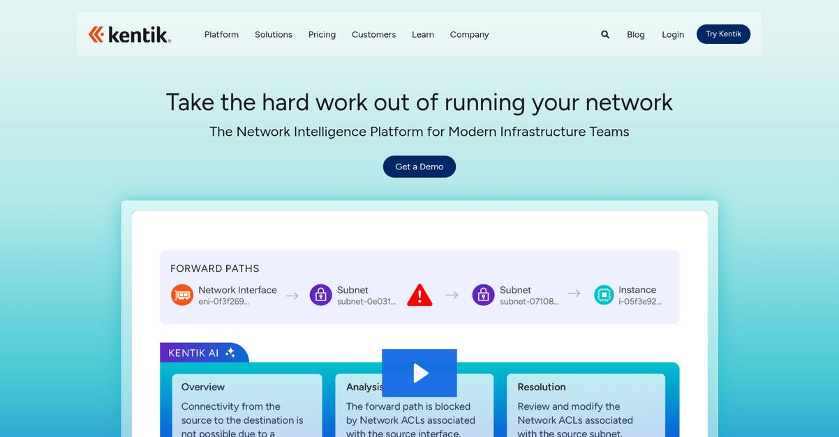 Kentik Homepage