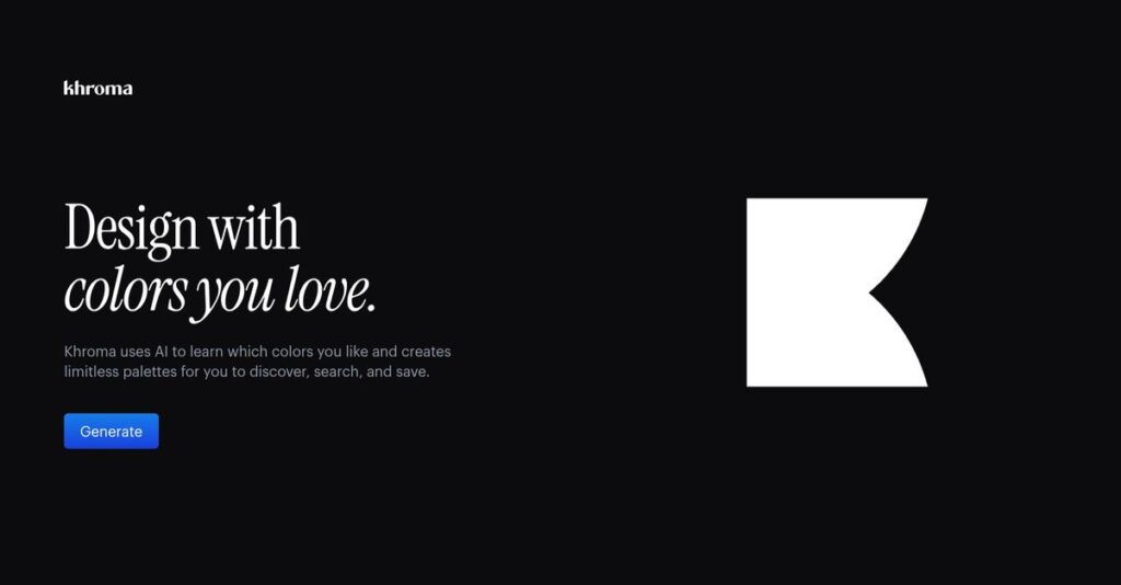 Khroma Homepage