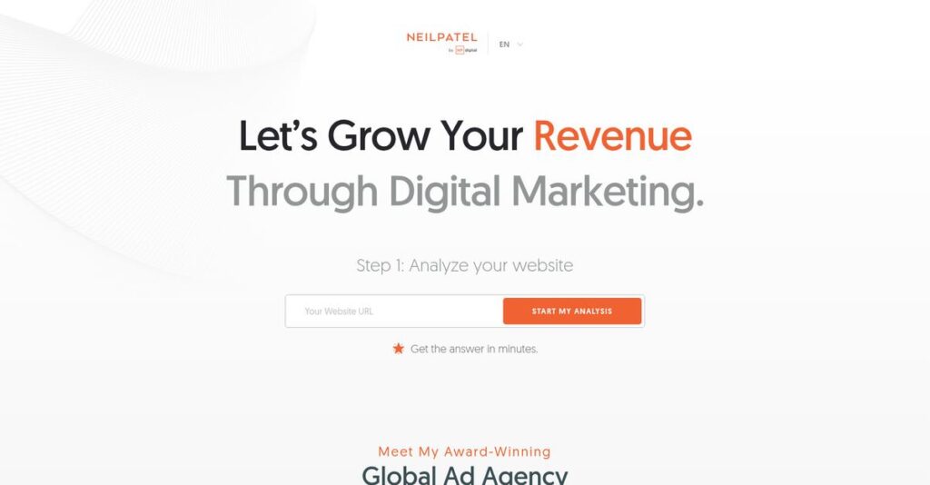 Kissmetrics Homepage