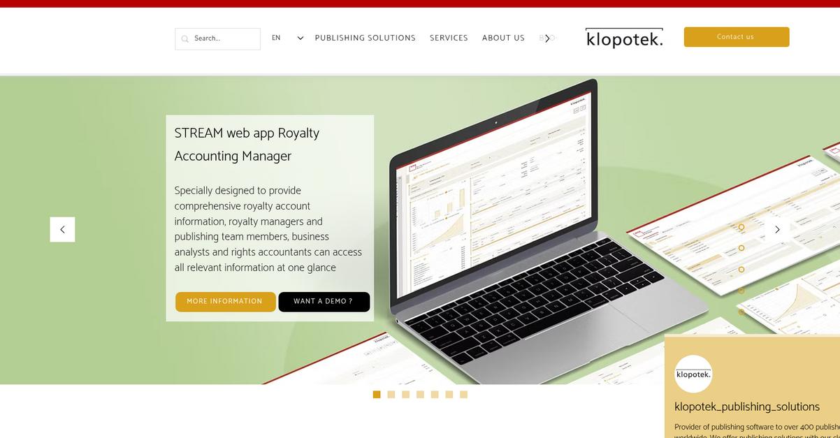 Klopotek Homepage