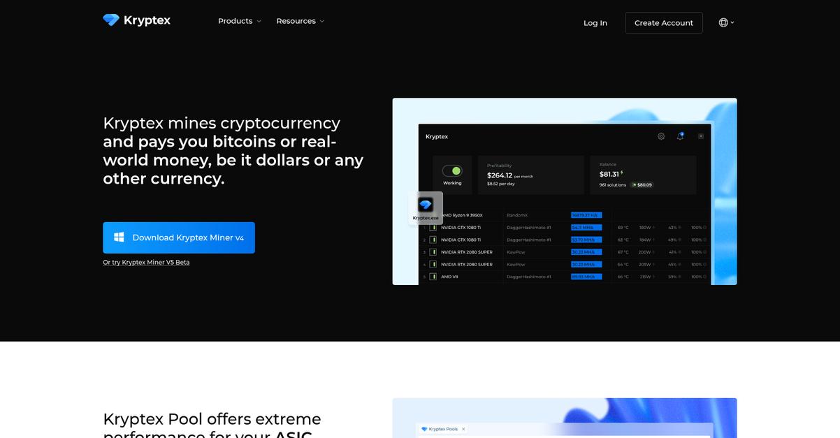 Kryptex Homepage
