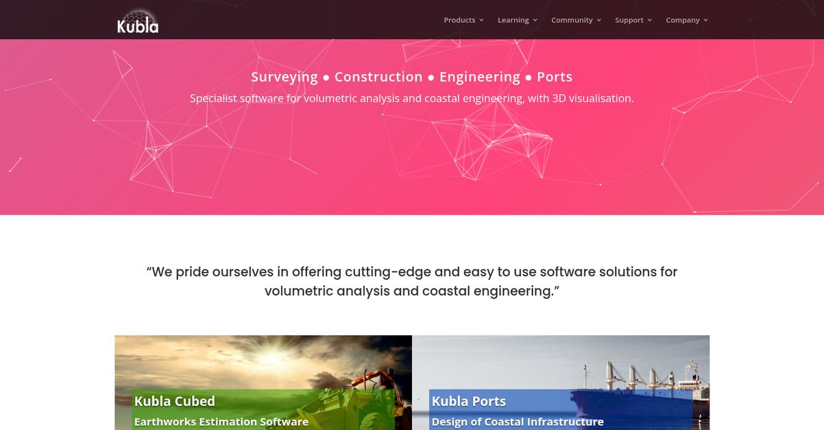 Kubla Software Homepage