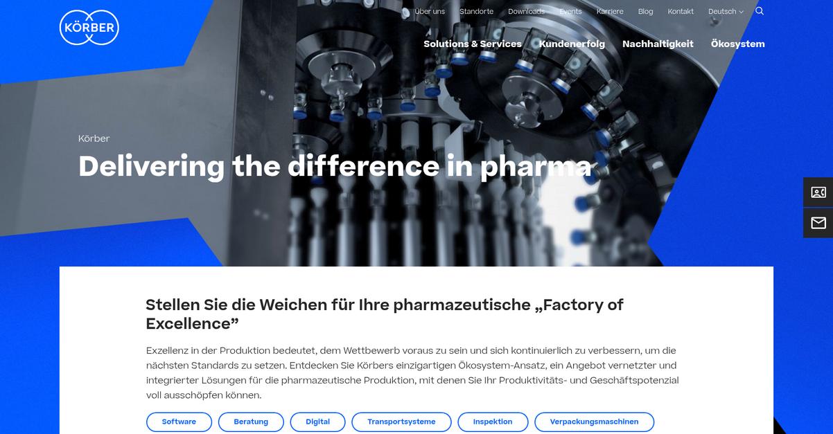 Kyrber Pharma Homepage