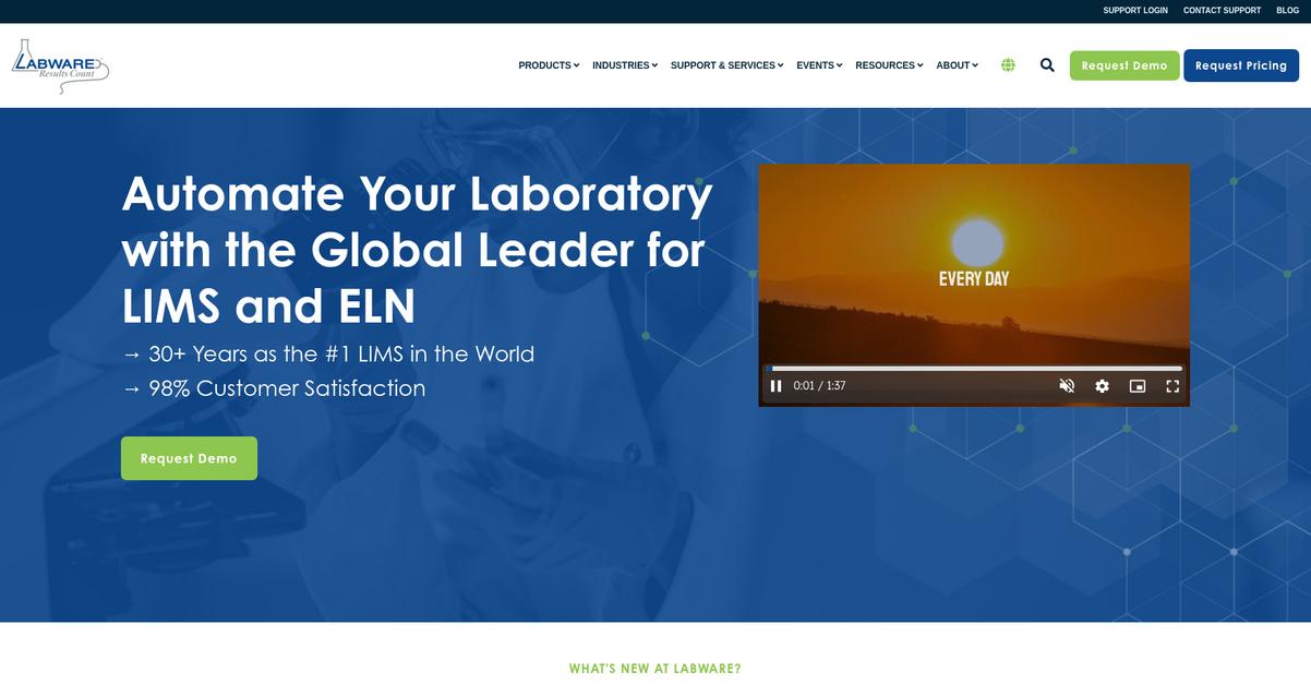 Lab Ware Homepage