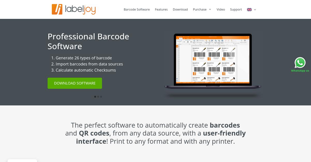 Labeljoy Homepage