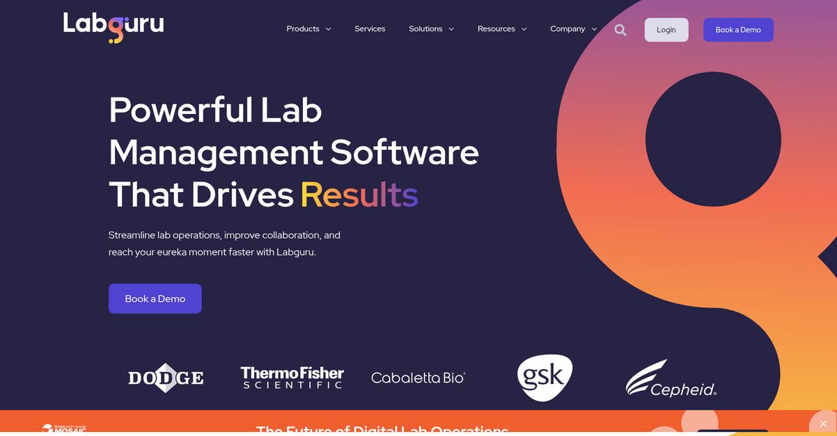 Labguru Homepage