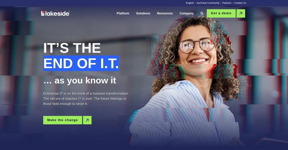 Lakeside Software Homepage