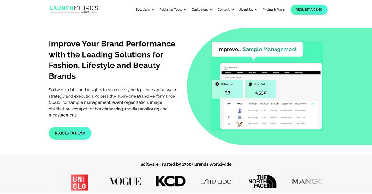 Launchmetrics Homepage