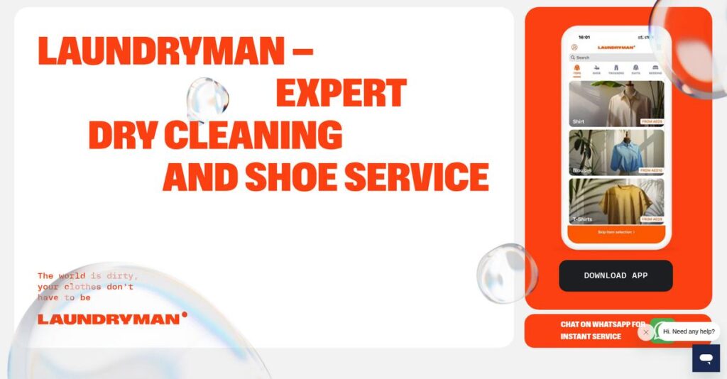LaundryMan Homepage