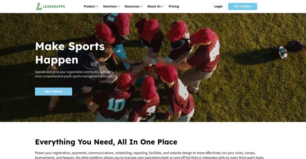 LeagueApps Homepage