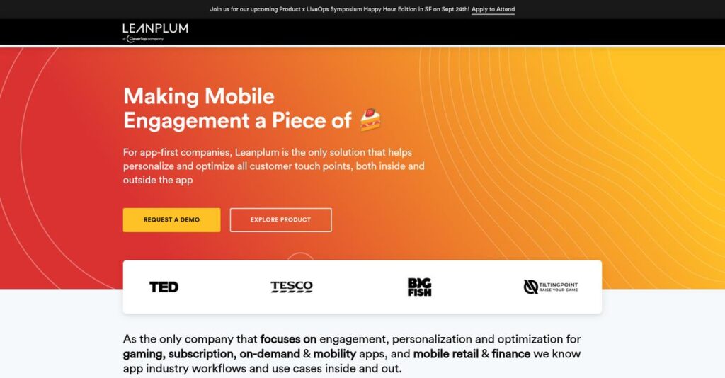Leanplum Homepage
