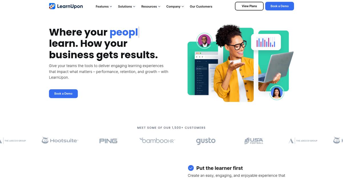 Learn Upon Homepage