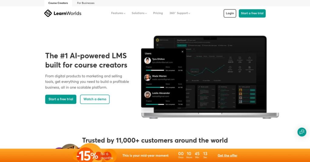 LearnWorlds Homepage