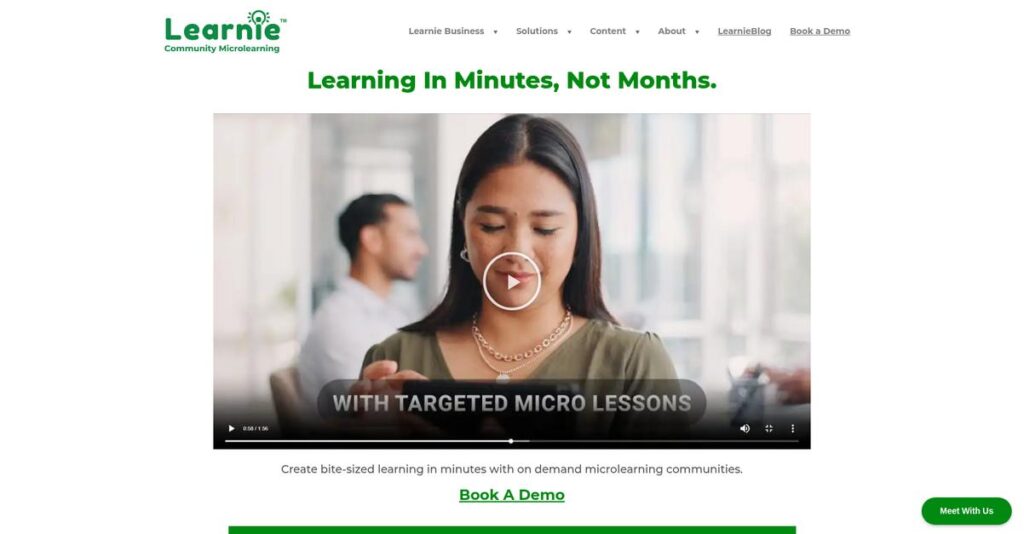 Learnie Homepage