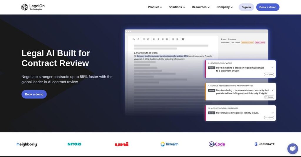 LegalOn Homepage