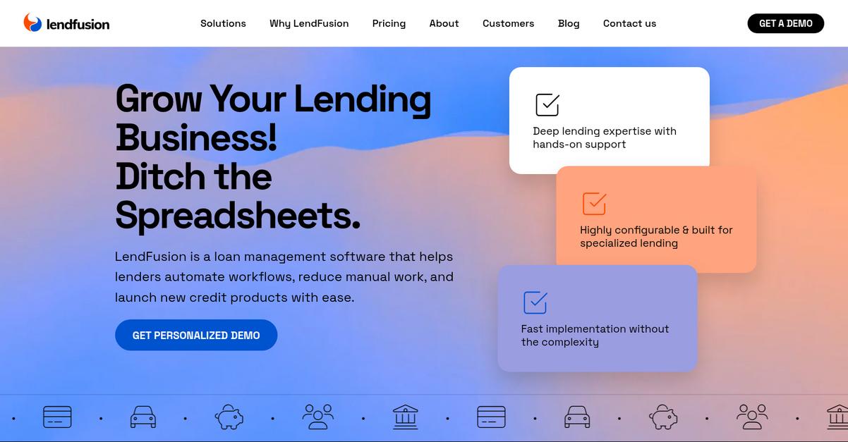 Lend Fusion Homepage