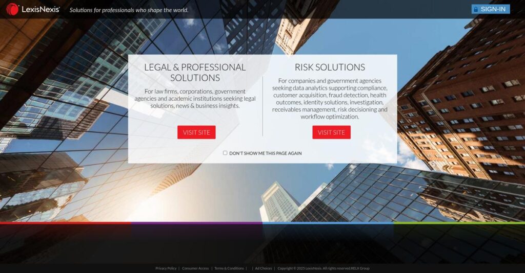 LexisNexis Homepage