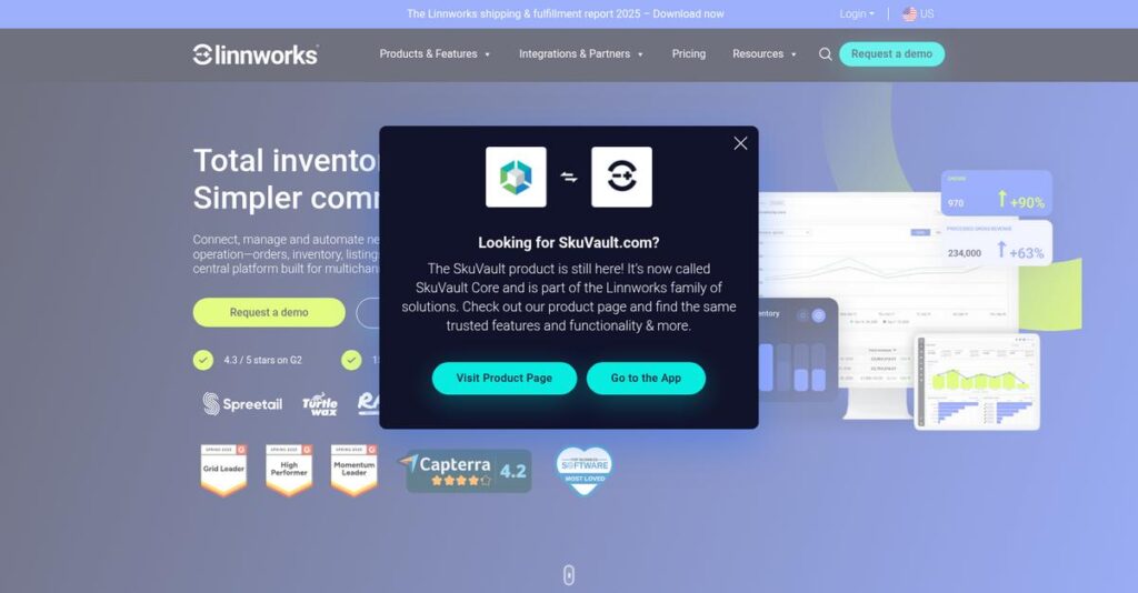 Linnworks Homepage 1