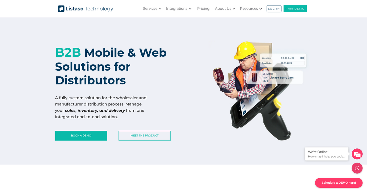 Listaso Homepage