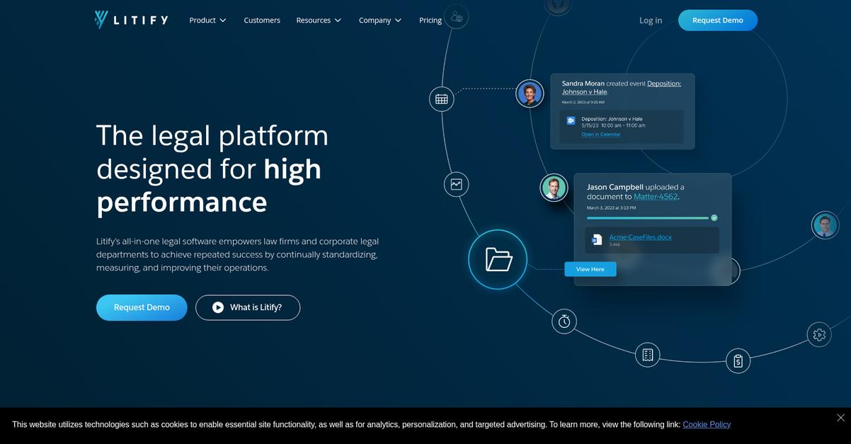Litify Homepage