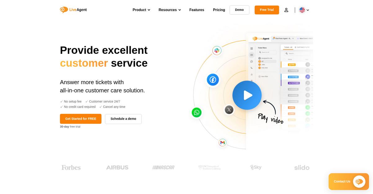 Live Agent Homepage