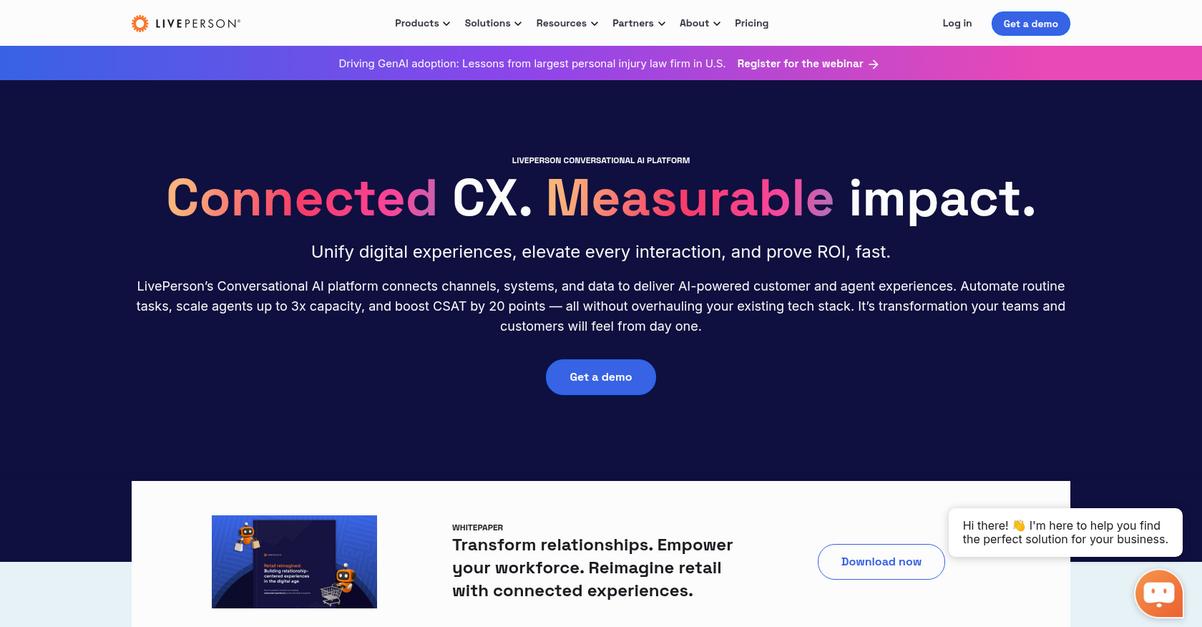 Live Person Homepage