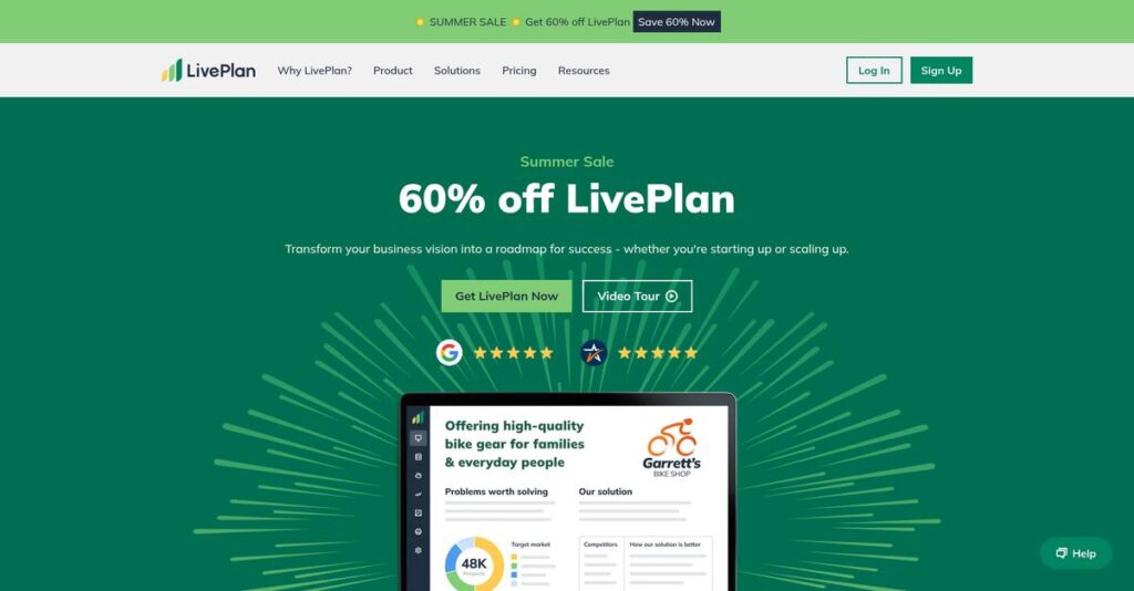 LivePlan Homepage